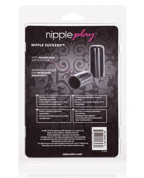 CalExotics Nipple Play Nipple Suckers - Black Kink & BDSM