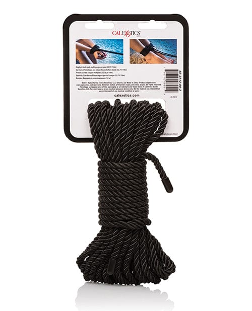 CalExotics Scandal BDSM Rope - Black Kink &amp; BDSM