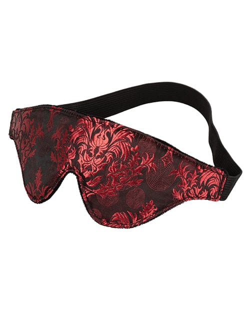 CalExotics Scandal Black Out Eye Mask - Black-Red Kink &amp; BDSM