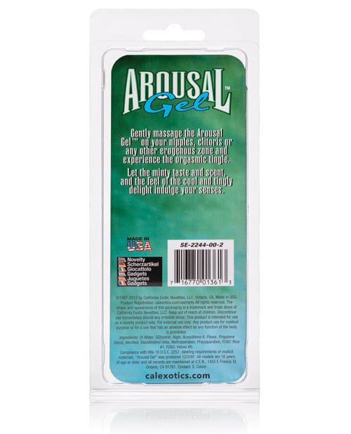 CalExotics Arousal Gel - .25 Oz. Mint More