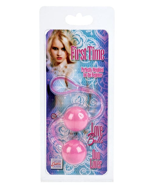 CalExotics First Time Love Balls Duo Lover Pink More