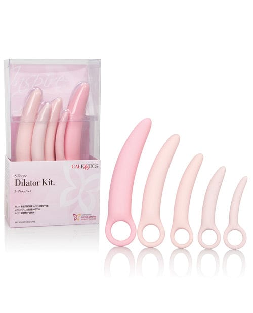 CalExotics Inspire Silicone Dilator 5 Piece Set - Pink More