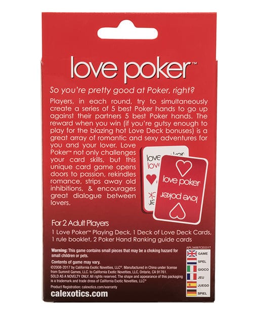 CalExotics Love Poker Game More