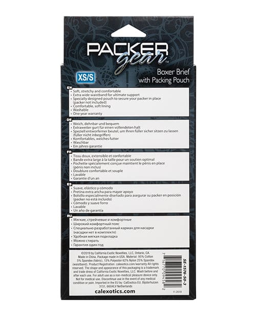 CalExotics Packer Gear Boxer Brief With Packing Pouch More