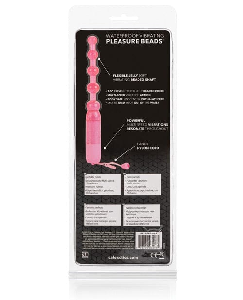 CalExotics Vibrating Pleasure Beads Waterproof More