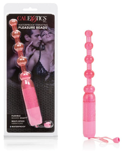 CalExotics Vibrating Pleasure Beads Waterproof Pink More