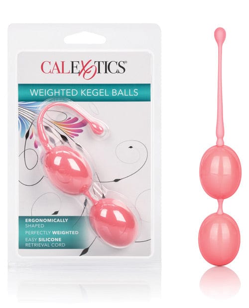 CalExotics Weighted Kegel Balls Pink More