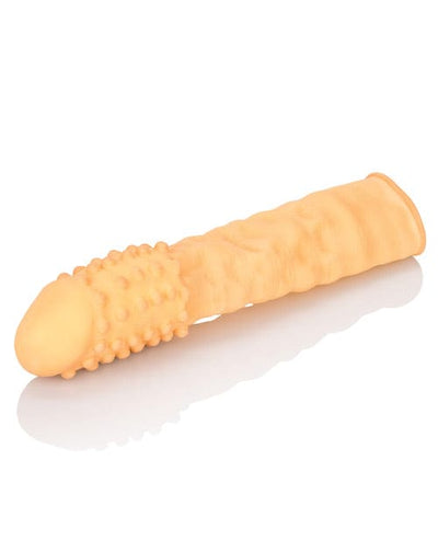 CalExotics 3" Latex Extension Nubby - Ivory Penis Toys