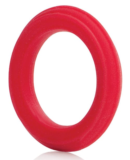 CalExotics Adonis Caesar Silicone Ring - Red Penis Toys