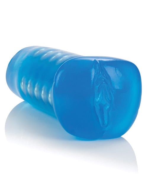 CalExotics Basic Essentials Beaded Masturbator - Blue Penis Toys