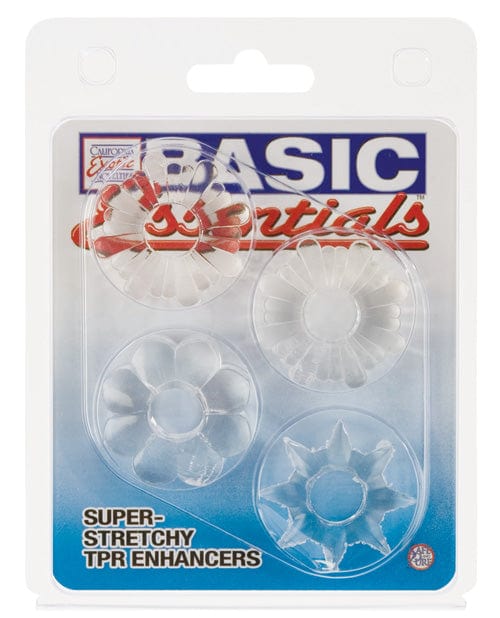 CalExotics Basic Essentials Rings Clear Penis Toys