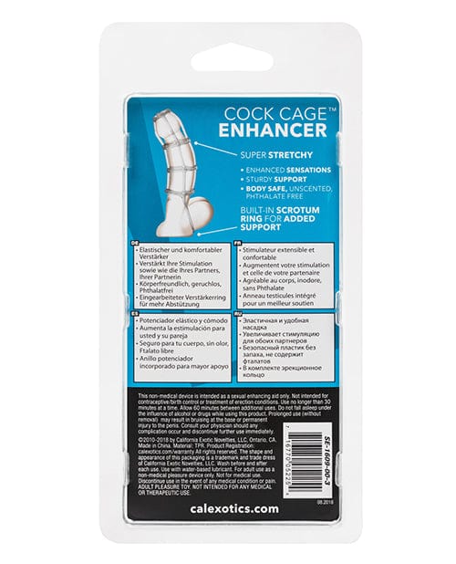 CalExotics Cock Cage Enhancer - Clear Penis Toys