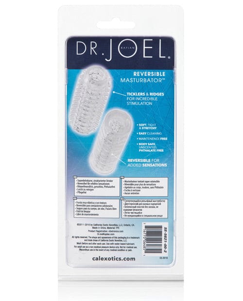 CalExotics Dr. Joel Kaplan Reversible Masturbator - Clear Penis Toys