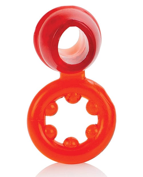 CalExotics Dual Support Magnum Ring - Red Penis Toys