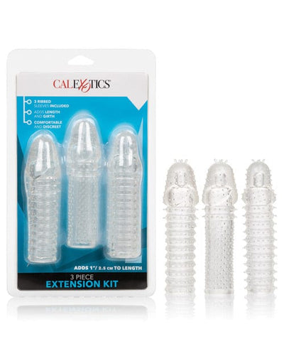 CalExotics Extension 3 Piece Kit - Clear Penis Toys