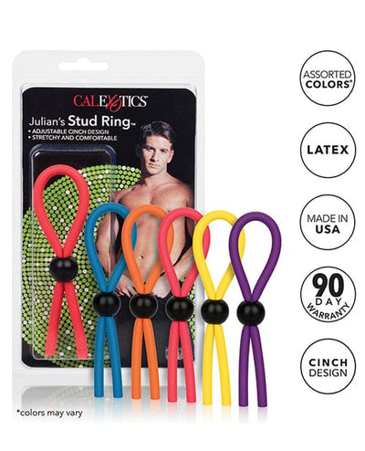 CalExotics Julian's Stud Ring - Assorted Colors Penis Toys