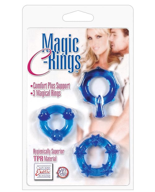 CalExotics Magic Cock Rings Blue Penis Toys