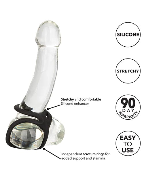 CalExotics Silicone Ball Spreader - Black Penis Toys