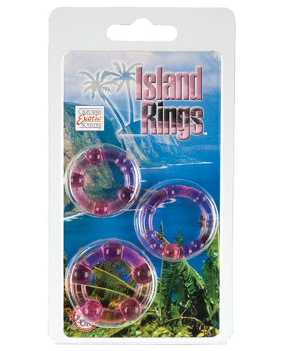 CalExotics Silicone Island Rings Pink Penis Toys
