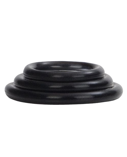 CalExotics Silicone Support Rings - Black Penis Toys