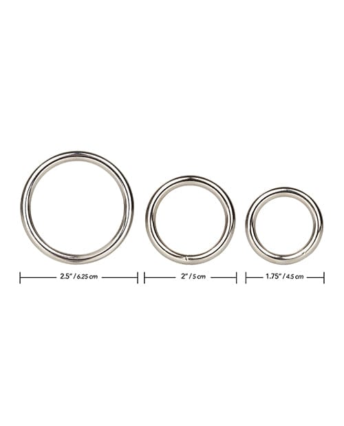 CalExotics Silver Ring Set Penis Toys