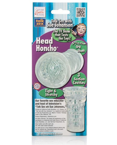 CalExotics Sue Johanson Head Honcho - Clear Penis Toys