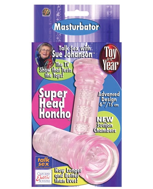 CalExotics Sue Johanson Super Head Honcho - Pink Penis Toys