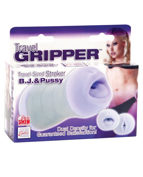 CalExotics Travel Gripper BJ & Pussy - Purple Penis Toys