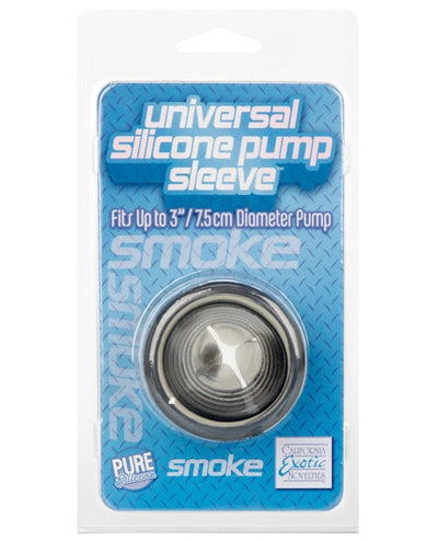 CalExotics Universal Silicone Pump Sleeve - Smoke Penis Toys