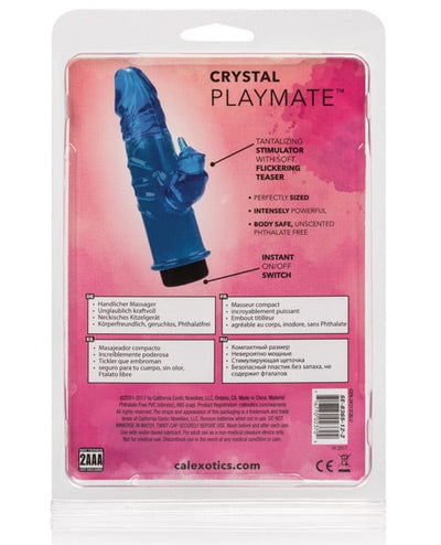 CalExotics 3" Crystal Playmate - Blue Vibrators