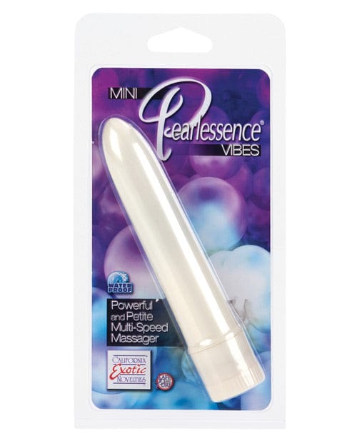CalExotics 4.5" Mini Pearlessence Tahoe White Vibrators