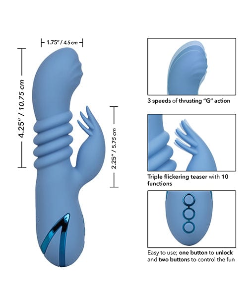 CalExotics California Dreaming Santa Cruz Coaster - Blue Vibrators