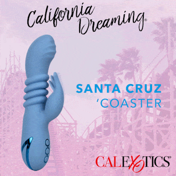 California Dreaming Santa Cruz Coaster - Blue by CalExotics | Vibrators | OrchidToys.com SE-4350-70-3 California Dreaming Santa Cruz Coaster - Blue by CalExotics | Vibrators | OrchidToys.com SE-4350-70-3