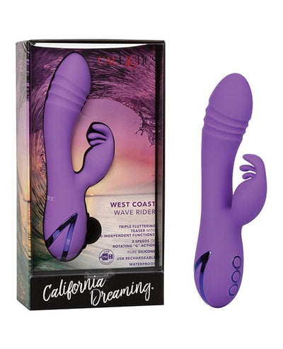 CalExotics California Dreaming West Coast Wave Rider - Purple Vibrators