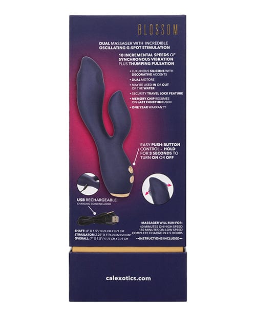 CalExotics Chíc Blossom - Blue Vibrators