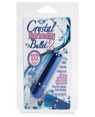 CalExotics Crystal High Intensity Bullet 2 Blue Vibrators