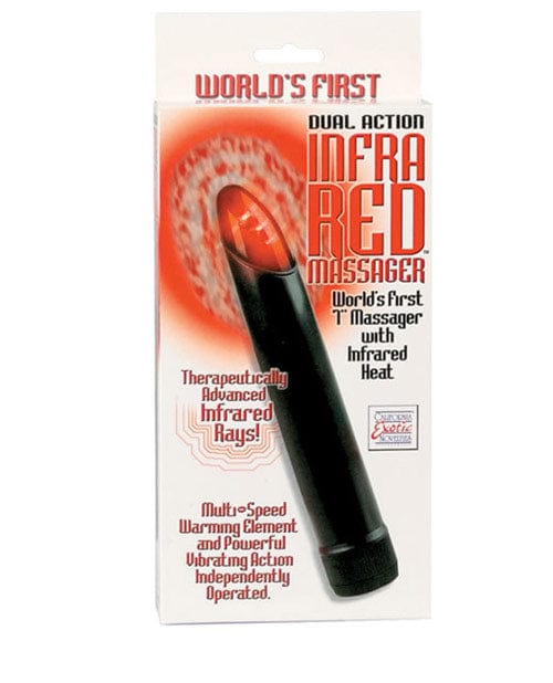 CalExotics Dual Action Infra Red Massager - Multi Speed Black Vibrators