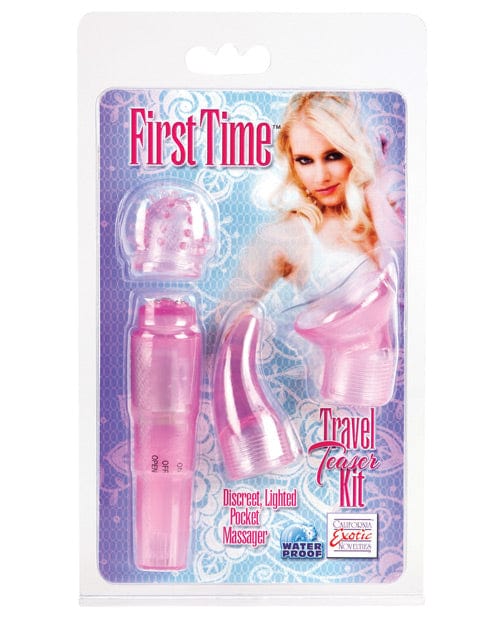 CalExotics First Time Travel Teaser Kit Pink Vibrators