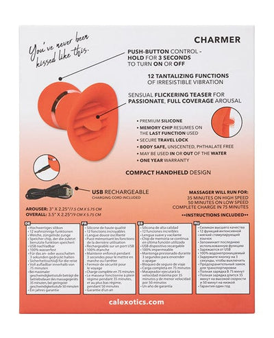 CalExotics French Kiss Charmer - Red Vibrators