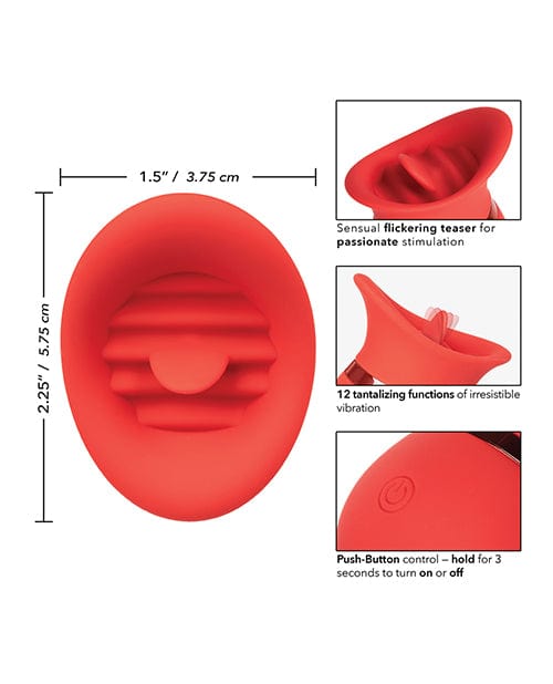 CalExotics French Kiss Sweet Talker - Red Vibrators