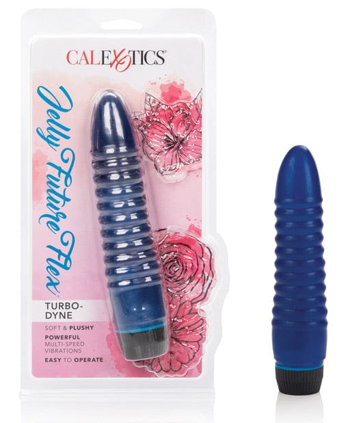 CalExotics Future Flex Turbo Dyne Jelly - Blue Vibrators