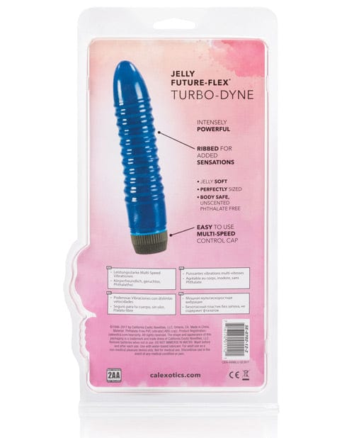 CalExotics Future Flex Turbo Dyne Jelly - Blue Vibrators
