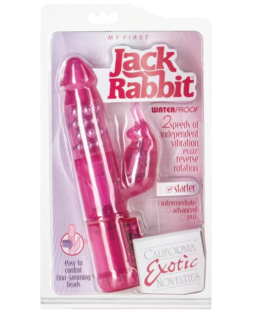 CalExotics Jack Rabbits My First Waterproof Pink Vibrators