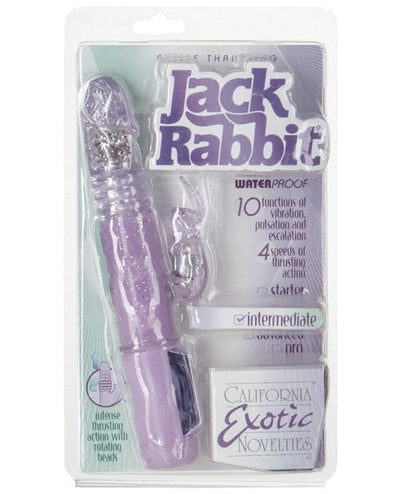 CalExotics Jack Rabbits Petite Thrusting Purple Vibrators