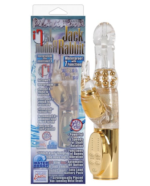 CalExotics Jack Rabbits Platinum Collection Gold Vibrators