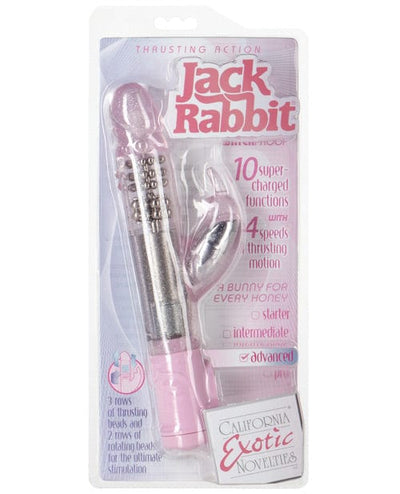 CalExotics Jack Rabbits Thrusting Action Pink Vibrators