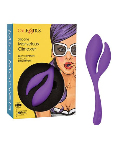 CalExotics Mini Marvels Silicone Marvelous Climaxer - Purple Vibrators