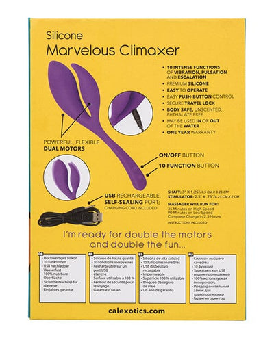 CalExotics Mini Marvels Silicone Marvelous Climaxer - Purple Vibrators