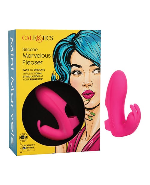 CalExotics Mini Marvels Silicone Marvelous Pleaser - Pink Vibrators