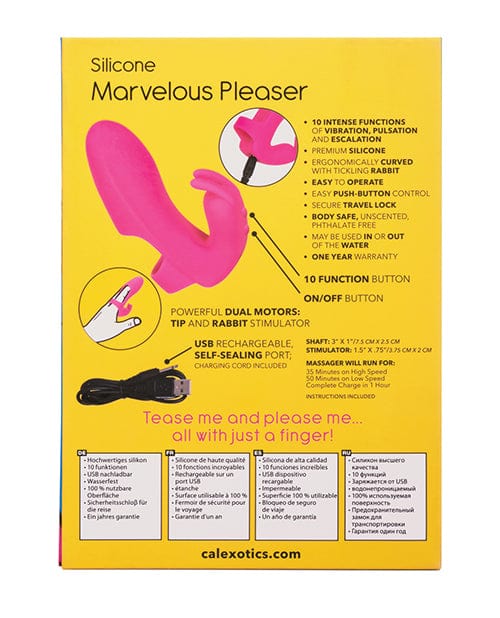 CalExotics Mini Marvels Silicone Marvelous Pleaser - Pink Vibrators